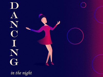 Dancing abstact dance design gradient graphic art illustration typography vector брендинг вектор дизайн