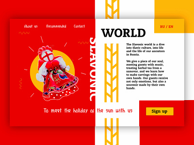 Homepage slavonic spring uidesign ux ux ui web web concept webdesign webdesigner