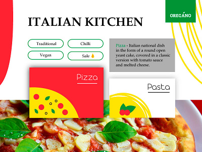 Web design abstact branding design food graphic design illustration illustrator italian kitchen logo pasta pizza ui ux vector web брендинг вектор логотип