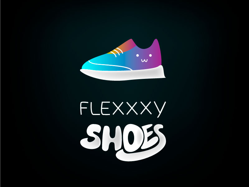 Logo and naming by Flexxxy_Shoes by Наталья Ахметова on Dribbble