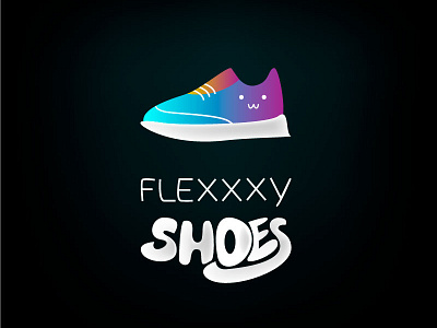 Logo and naming by Flexxxy_Shoes brand branding cat design graphic art graphic design illustration logo shoes shop snickers typography vector yang брендинг вектор дизайн логотип