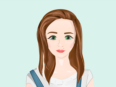 My first autoportret design draw graphic art graphic design illustration portret vector вектор дизайн