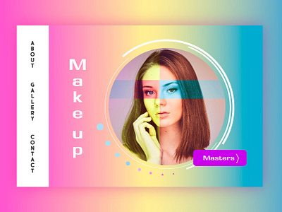 Homepage for make up artists