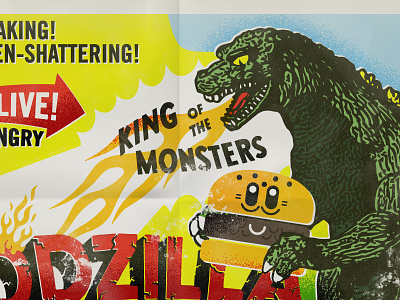Halifax Godzilla Eats Tokyo Poster