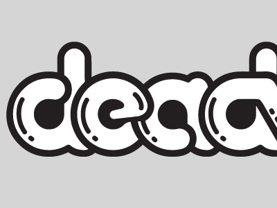 deadvolt type play type typography