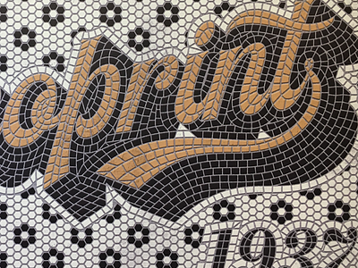 Fun with mosaics. Done in illustrator. illustrator mosaic typography