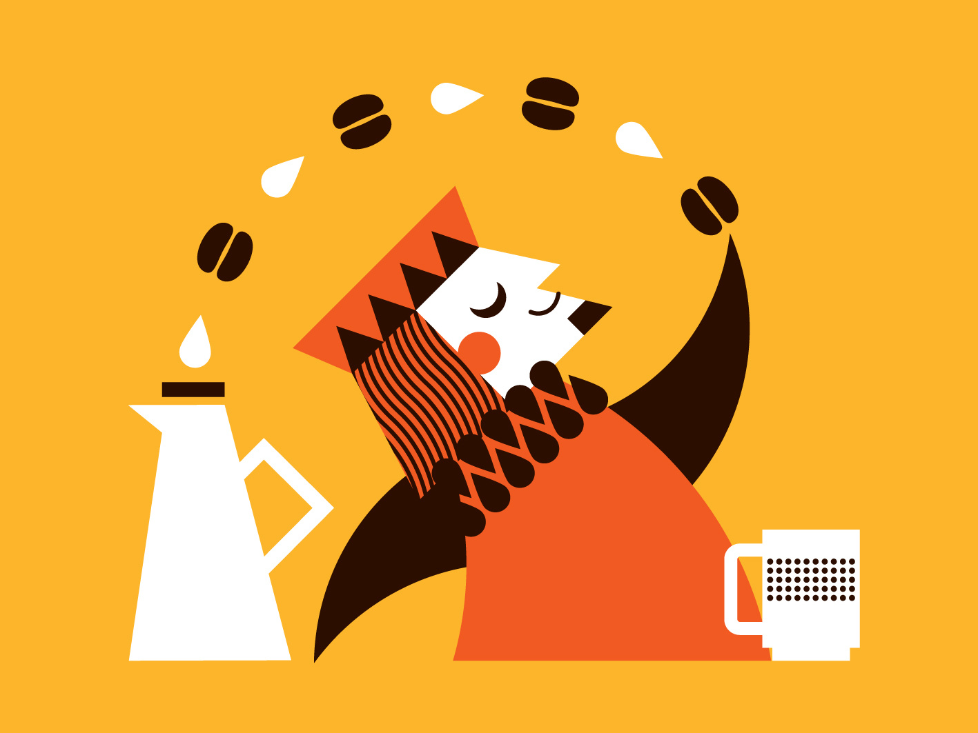 Coffee King1 by adam hansel on Dribbble