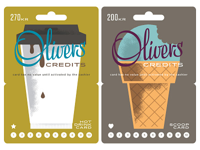 Des Olivers Prepaid coffee ice cream prepaid