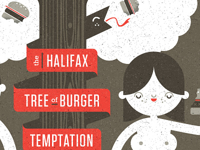 Halifax Temptation2 halifax illustrator poster