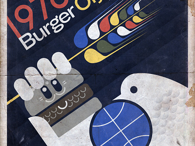 Halifax Burger Olympics Poster