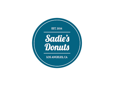 Sadie's Donuts Logo logo