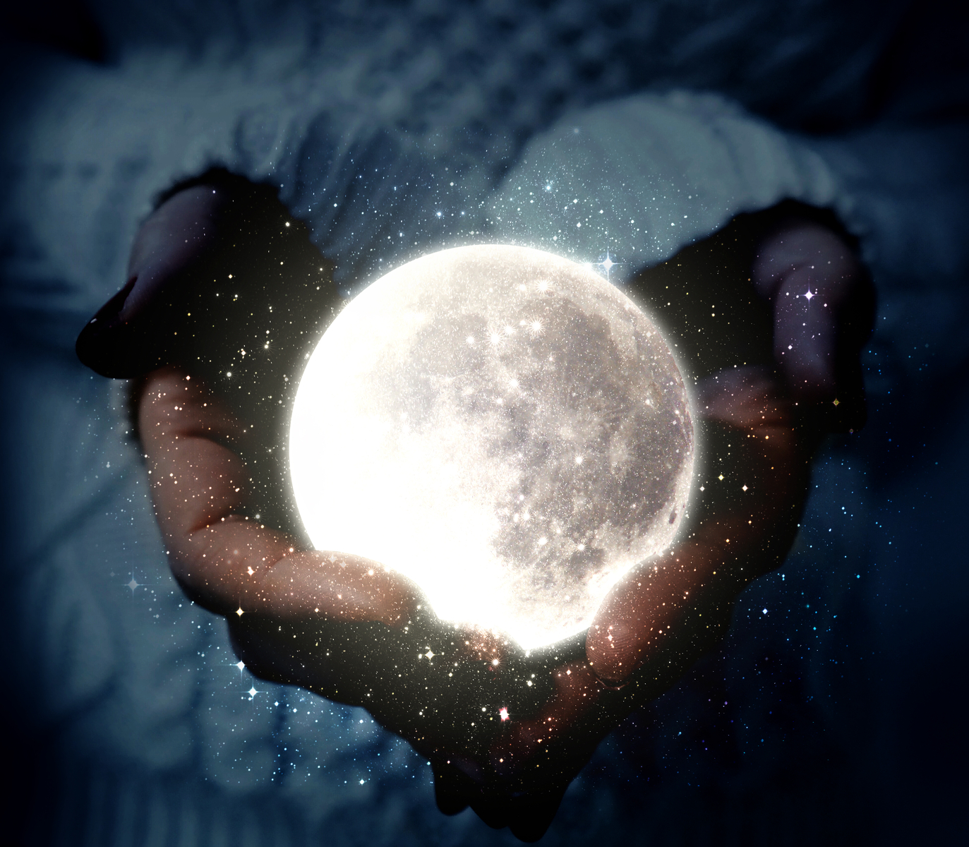 Moon In the hand -Photo maniputation by Rubaiya Sharif on Dribbble