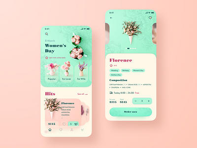 Flowers store app