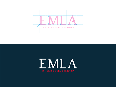 EMLA Logo branding law law firm lawyers logo process
