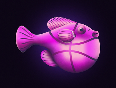 Hello dribbble ! first first post first shot firstshot fish fishes icon illustraion illustration illustrator noise noise shadow series shadow