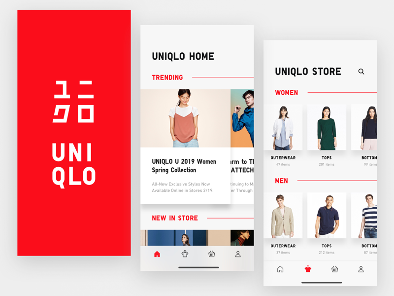 UNIQLO on-line store[]