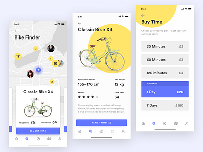 Bike Sharing App – Finding and Renting Your Bike