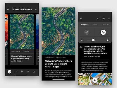 News App – Longform Articles