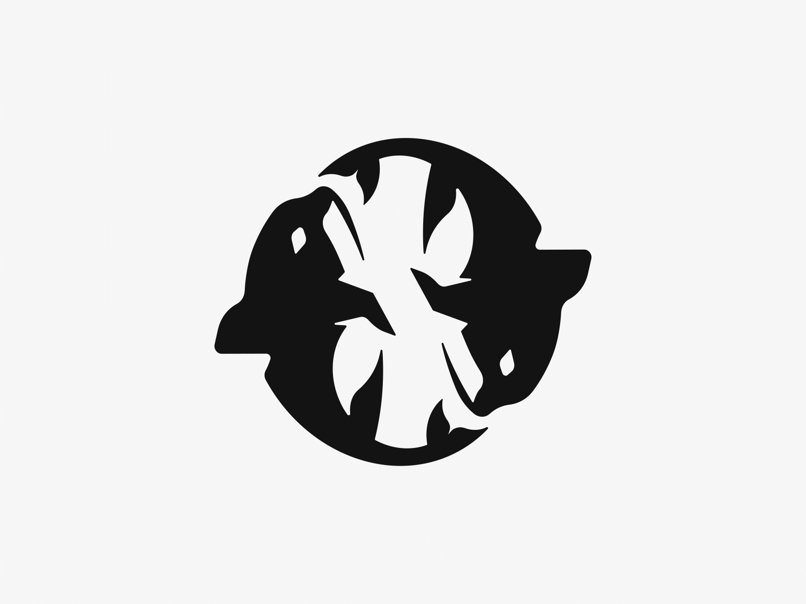 Orcas branding concept design designer fish graphic icon illustrator logo logodesign logos minimal negative space ocean orcas simple design vector water