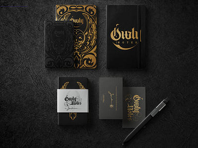 Owly Notes Notebooks black branding concept design designer gold graphic illustration logo minimal notebook notebooks owl owl logo simple design vector white