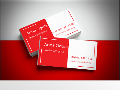 Bussiness Card Design design typography vector