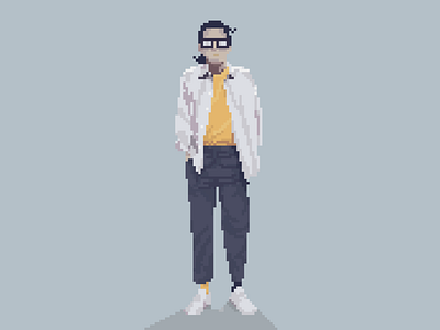 Friday Casual - EverydayOutfits Collection pixel art