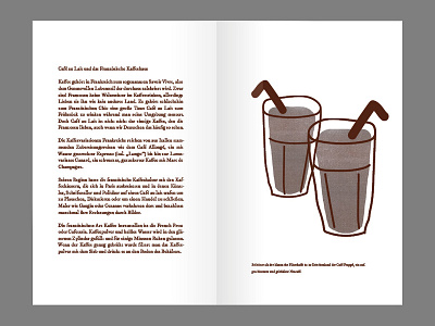 Pre-diploma "Kaffeeklatsch" book book desgn design illustration layout layout design