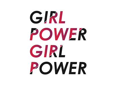 GIRL POWER adobe illustrators quotes