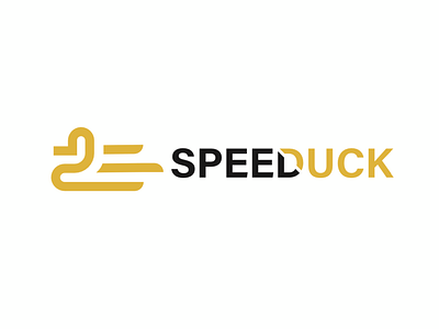 Speed + duck adobe flat icon illustrator