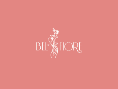 Flower shop logotype graphic design