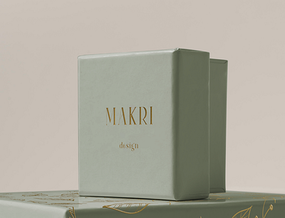 Makri Box Design branding design illustrator logo