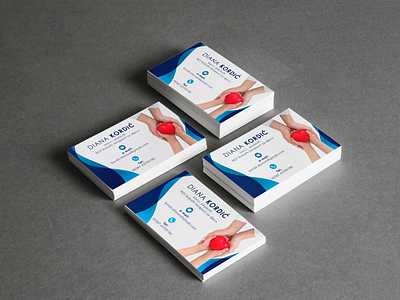 Design of business card for physiotherapist