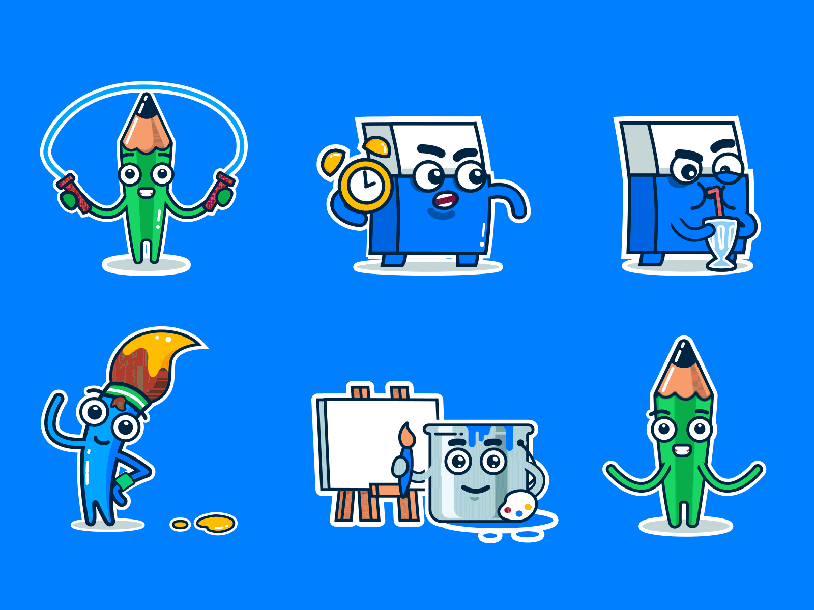 Gartic.io Stickers by André Castro on Dribbble