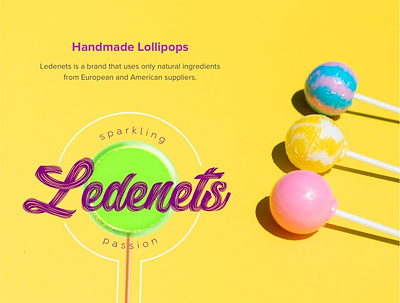 Ledenets Logo (Candy) branding candy candy logo illustration logodesign sweets
