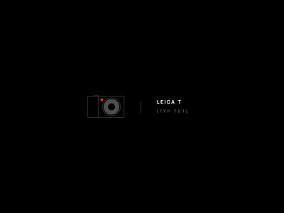 Leica T black camera illustration leica lens minimal photography