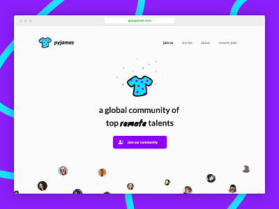 gopyjamas.com 👀 design ui ux web website