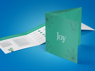 Trifold Leaflet activity booklet brochure editorial design experiential design flowers flyer guide indesign interactive leaflet mindfulness origami trifold wellbeing