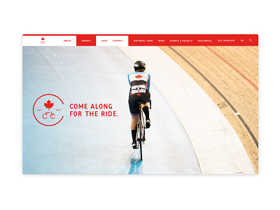 Cycling Canada - Logo & web design art direction badge branding digital graphicdesign logo logodesign webdesign