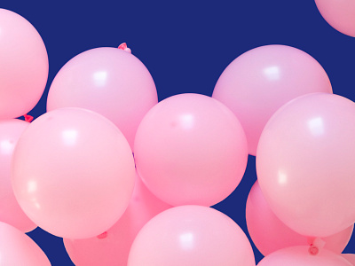 Photography art direction balloons photography pink pop studio