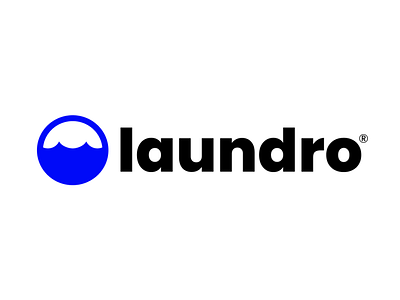 Laundro Logo icon logo typography vector