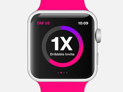 Dribbble Invite animation app clean design dribbbble dribbble ball flat icon invite giveaway type typography ui ux vector