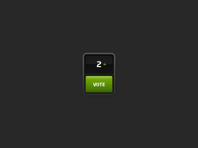 Vote For Me art button counter design direction interface vote web