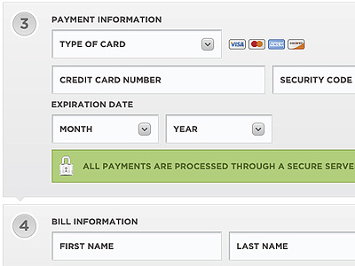 Payment Process art direction design interface payment process