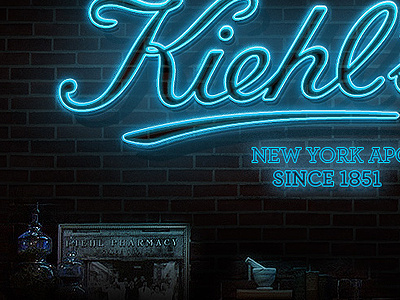 Kiehl's art direction design interactive microsite web