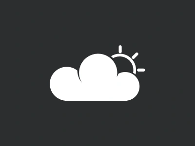 Cloudy with Sunshine design gui icon interactive interface web