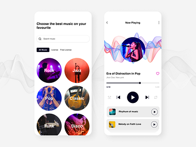 🎷Music App Concept