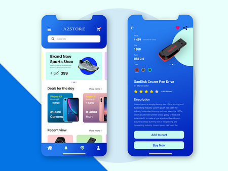 eCommerce App by Saravanan on Dribbble