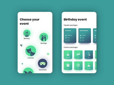 Event management App android app app app design art birthday birthday cake cake choose cultural dance design engagement event app events festival app ios marriage new party ui