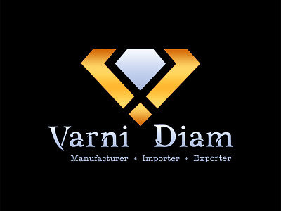 Varni Diamond adobe photoshop branding creative logo varnidiamlogo varnidiamlogo