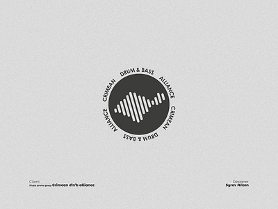 Logo Crimean Drum & Bass Alliance branding logo logo design logotype